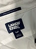 Lands' End Solid White Long Sleeve Button-Down Shirt Size 14 (petite) - photo 7