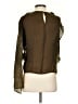 Zara Brown Long Sleeve Blouse Size S - photo 2
