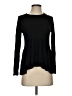 Gaze Black Long Sleeve Top Size S - photo 1