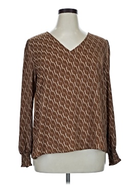 Worthington Long Sleeve Blouse (view 1)