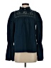 Free People Blue Long Sleeve Blouse Size S - photo 1