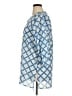 Roller Rabbit 100% Cotton Blue 3/4 Sleeve Blouse Size XL - photo 5
