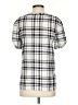 Theory Silver Short Sleeve Blouse Size P (petite) - photo 2
