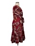 Apt. 9 Paisley Burgundy Casual Dress Size 1X - photo 4