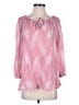 Fred David Pink 3/4 Sleeve Blouse Size S - photo 1