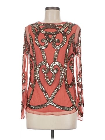 Topshop Long Sleeve Blouse (view 1)