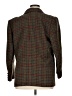 Giorgio Sant'Angelo 100% Wool Plaid Brown Wool Blazer Size 16 - photo 2