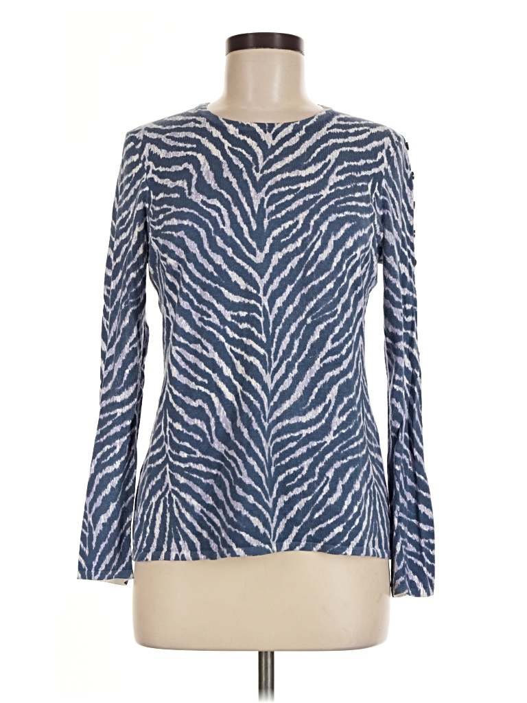 Pre-owned J. Mclaughlin Long Sleeve Turtleneck In Blue