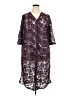 Roaman's 100% Polyester Purple Kimono Size 18WP - photo 1