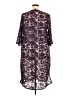 Roaman's 100% Polyester Purple Kimono Size 18WP - photo 2