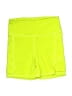Senita Athletics Solid Yellow Athletic Shorts Size S - photo 1