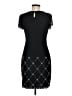 Betsy & Adam Argyle Black Cocktail Dress Size 6 - photo 2