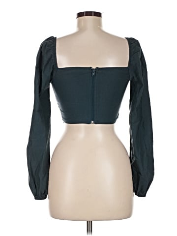 Blue Blush 3/4 Sleeve Blouse (view 2)