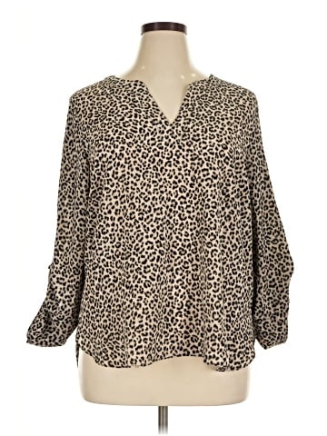 MICHAEL Michael Kors 3/4 Sleeve Blouse (view 1)
