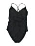 Aerie Solid Black One Piece Swimsuit Size M - photo 2