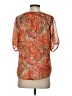 Tamara H. 100% Polyester Orange Short Sleeve Blouse Size XS - photo 2