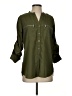 Calvin Klein 100% Polyester Green 3/4 Sleeve Blouse Size S - photo 1