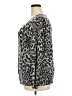 Merona Animal Print Gray Long Sleeve Blouse Size 20 - 22 - photo 5