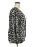 Merona Animal Print Gray Long Sleeve Blouse Size 20 - 22 - photo 4