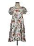 Assorted Brands 100% Viscose Floral Gray Casual Dress Size XS (estimated) - photo 1
