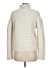 Kinross Solid Ivory Wool Pullover Sweater Size M - photo 2