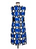 Alyx Graphic Blue Cocktail Dress Size 12 - photo 2