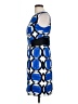 Alyx Graphic Blue Cocktail Dress Size 12 - photo 5