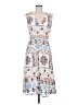 Ali & Jay 100% Polyester Print White Cocktail Dress Size M - photo 1