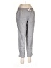 Athleta 100% Linen Solid Gray Casual Pants Size 8 - photo 1