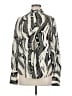Zara Print Ivory Long Sleeve Blouse Size M - photo 1