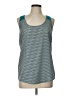 The Limited 100% Polyester Teal Sleeveless Top Size L - photo 1