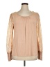 Cable & Gauge Tan Long Sleeve Blouse Size XL - photo 1