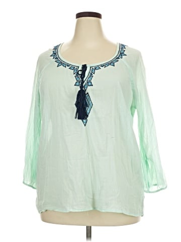 Old Navy 3/4 Sleeve Blouse (view 1)