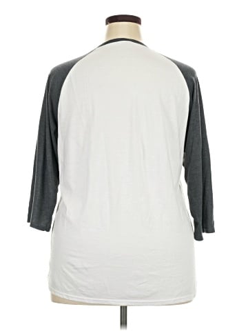Anvil 3/4 Sleeve T-Shirt (view 2)