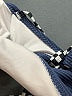 Unbranded Chevron-herringbone Blue Swimsuit Top Size L - photo 3