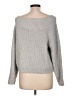 Express Metallic Silver Pullover Sweater Size L - photo 2