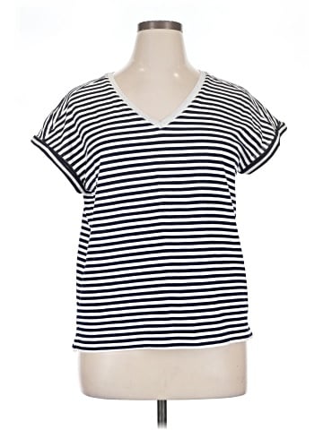 Rose + Olive Short Sleeve Top (view 1)