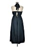 J.Crew Collection 100% Polyester Solid Blue Casual Dress Size 14 - photo 2