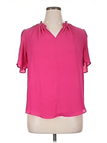 T Tahari Short Sleeve Blouse (view 1)