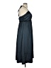 J.Crew Collection 100% Polyester Solid Blue Casual Dress Size 14 - photo 4