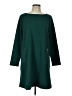 Gap Solid Green Casual Dress Size L - photo 1