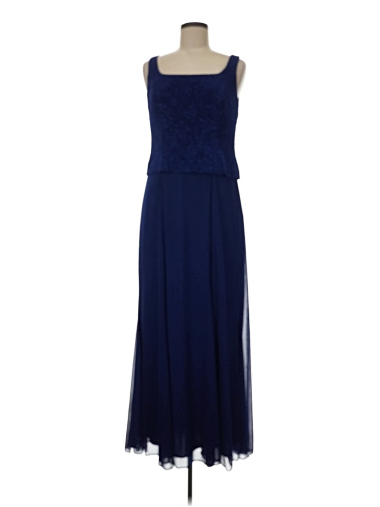 Pre-owned Alex Evenings Cocktail Dress In Blue