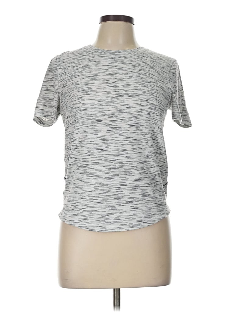 Pre-owned Lululemon Athletica Active T-shirt In Gray