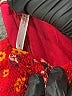 Free People 100% Polyester Paisley Red Casual Dress Size 8 - photo 8
