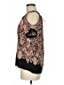 Dex 100% Rayon Black Short Sleeve Blouse Size M (estimated) - photo 5
