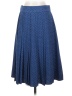 J.Crew 100% Polyester Polka Dots Blue Casual Skirt Size 4 - photo 1