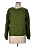 Ann Taylor LOFT Green Long Sleeve Blouse Size L (estimated) - photo 1