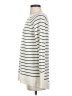 Halogen 100% Cashmere Stripes Ivory Cashmere Pullover Sweater Size S - photo 5