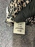 Rebecca Taylor 100% Silk Animal Print Silver Long Sleeve Silk Top Size 0 - photo 8