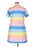 Jess Lea Stripes Blue Casual Dress Size L - photo 2